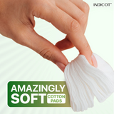 Tulips Indicot Round Makeup Remover Cotton Pads - 100Pcs
