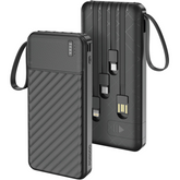 Porodo Piano 10000mAh Power Bank with Integrated Cables