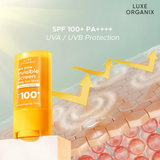 Luxe Organix Zero Shine Invisible Screen Daily Sun Stick SPF 100+ - 20g