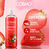 Cosmo Temptation Strawberry Shower Gel - 1000ml