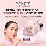 Pond's Bright Miracle Ultra Light Biome Moisturizer Gel - 50g