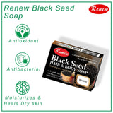 Renew Placenta Black Seed Hair & Body Soap - 90g
