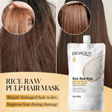 BIOAQUA Rice Raw Pulp Hair Mask - 400g