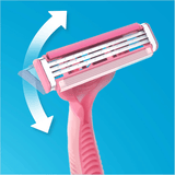 Gillette Simply Venus Women's Disposable Razors Rich Strip - 12Pcs