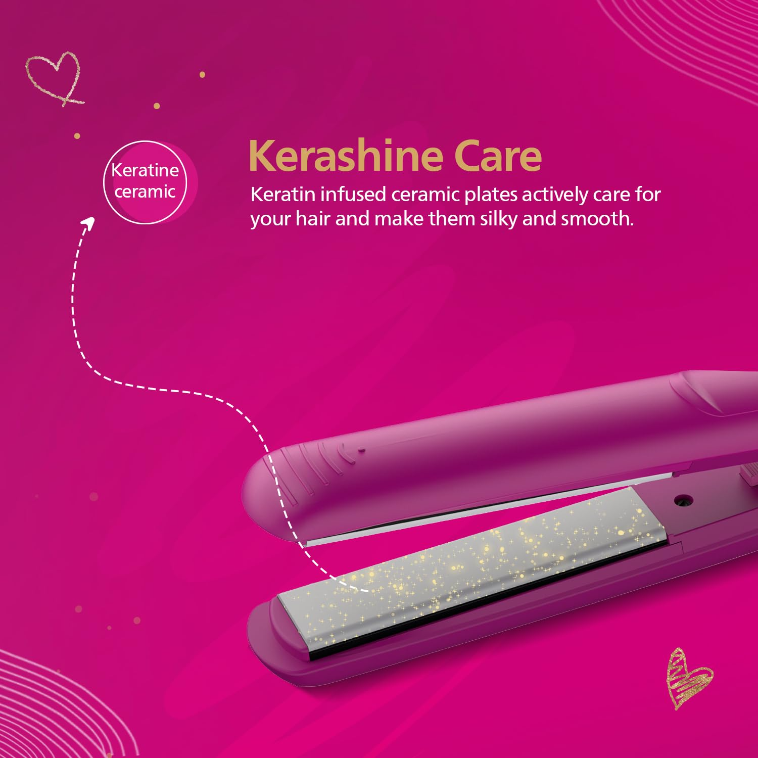 CNAIS Ceramic Heating Professional Hair Straightener NS-1803 CNAIS Ceramic Heating Professional Hair Straightener NS-1803