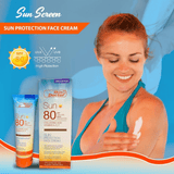 Skin Doctor Sun Spf 80 Hyaluronic Acid Vitamins A,E,F Sun Protection Face Cream -125ml