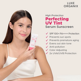 Luxe Organix Perfecting UV Tint Serum Sunscreen - 40g