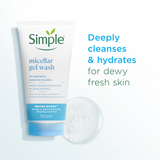 Simple Water Boost Micellar Facial Gel Wash - 150ml