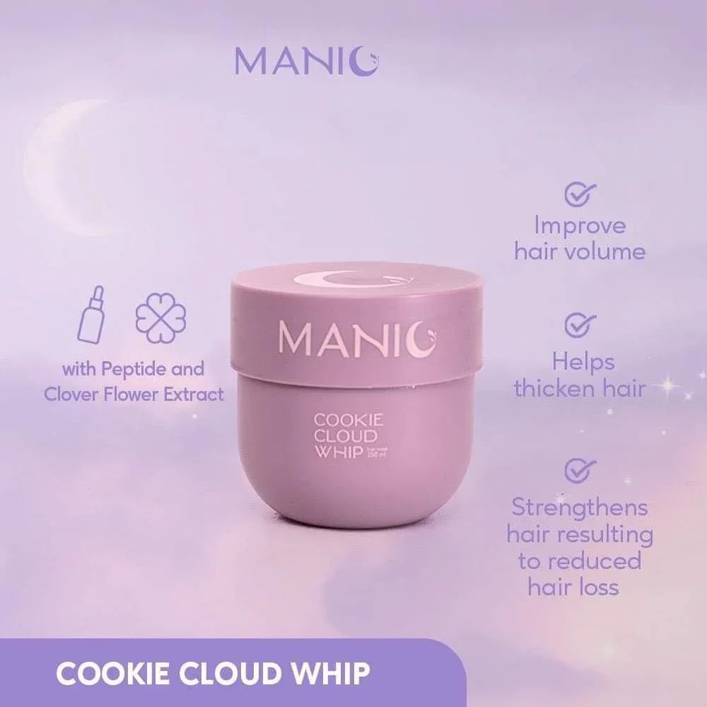 Manic Beauty Cookie Cloud Whip Hair Mask - 250ml Manic Beauty Cookie Cloud Whip Hair Mask - 250ml