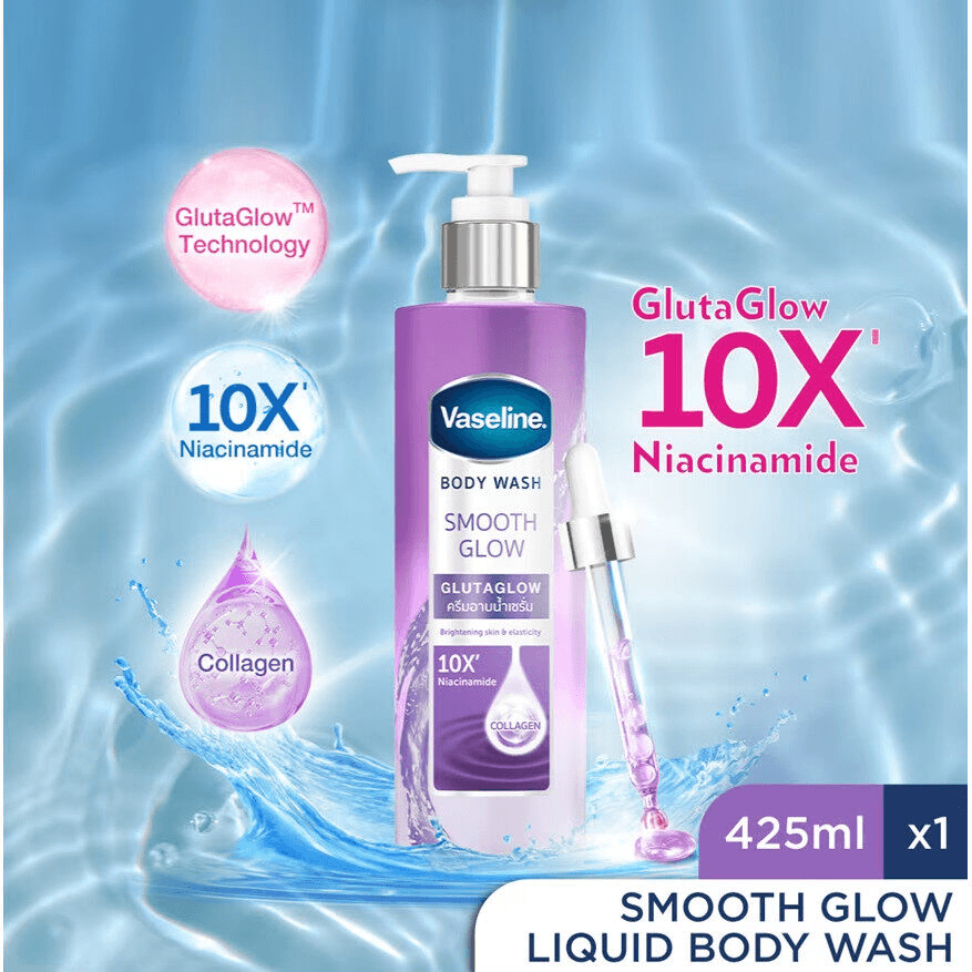 غسول الجسم فازلين سموث جلو - 425 مل غسول الجسم فازلين سموث جلو - 425 مل