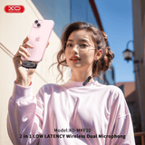 XO 2 in 1 Low Latency Wireless Dual Microphone XO-MKF10