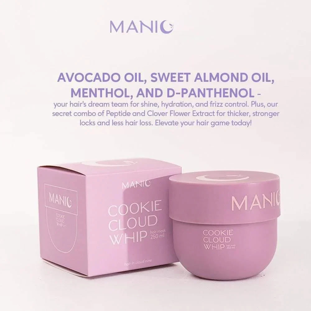 Manic Beauty Cookie Cloud Whip Hair Mask - 250ml Manic Beauty Cookie Cloud Whip Hair Mask - 250ml
