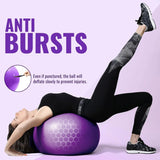 Slip Resistance Gym & Yoga Ball with Foot Pump
