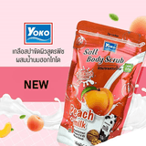 Yoko Gold Salt Body Scrub Peach + Milk - 350g