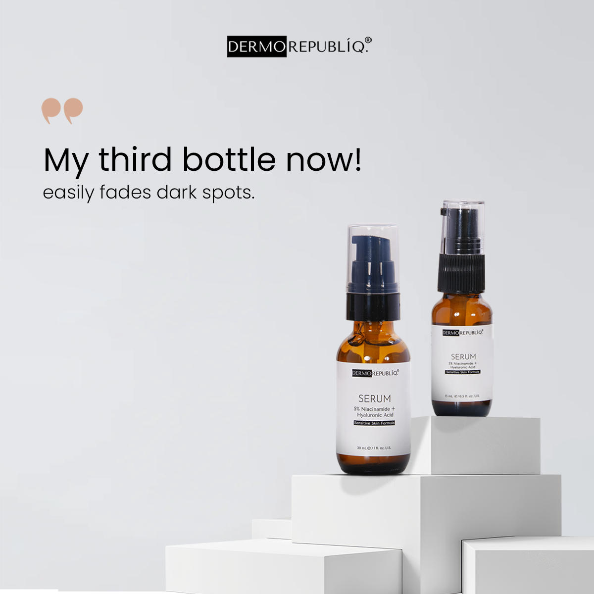 Dermorepubliq 5% Niacinamide + HA Sensitive Skin Formula Serum - 30ml Dermorepubliq 5% Niacinamide + HA Sensitive Skin Formula Serum - 30ml