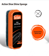 Action Shoe Shine Sponge - Black