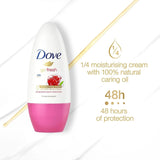 Dove Pomegranate & Lemon Antiperspirant Deodorant Roll On - 40ml
