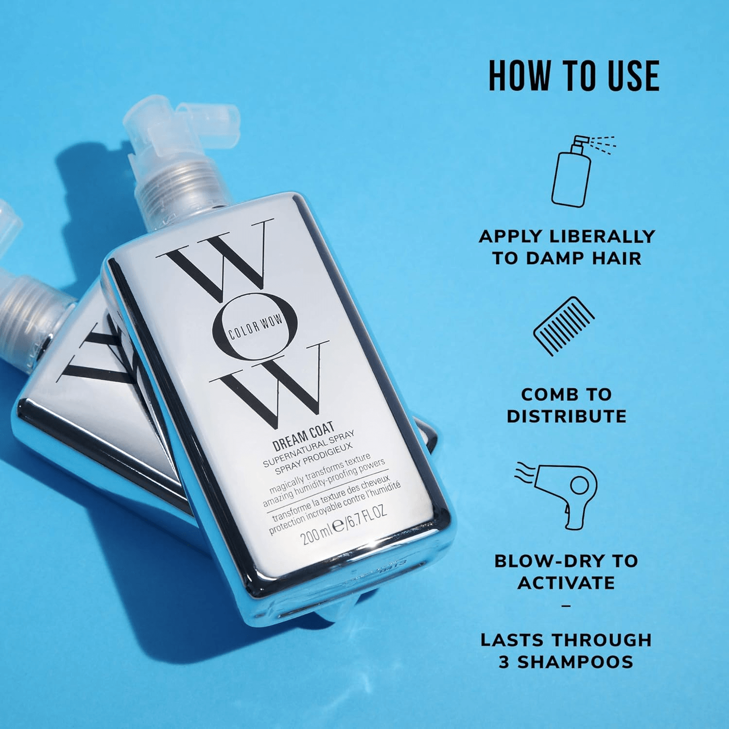 Color Wow Dream Coat Super Natural Spray - 200ml Color Wow Dream Coat Super Natural Spray - 200ml