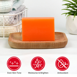 Guanjing Beauty Kojic Acid & Vitamin C Soap For Face & Body - 120g