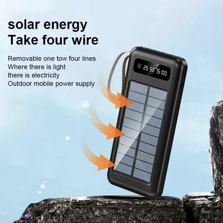 Bunsey Portable Fast Charging Solar Power Bank 10000mAh BY-13 Bunsey Portable Fast Charging Solar Power Bank 10000mAh BY-13