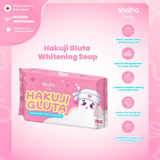 Shaha Beauty Hakuji Gluta Soap - 3 Bars × 70g (210g)