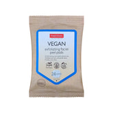 مناديل تقشير الوجه النباتية من بيورديرم - ٢٤ منديلًا