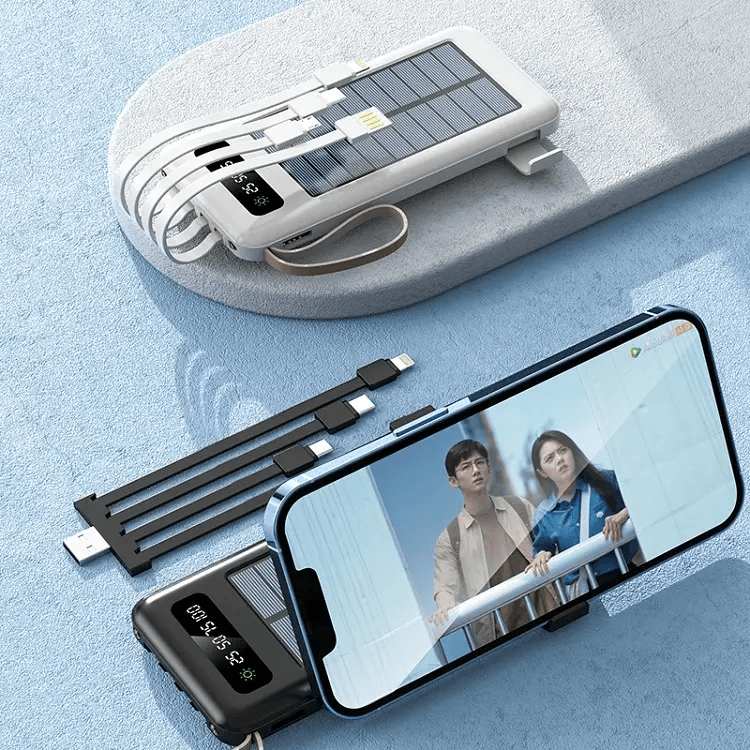 Bunsey Portable Fast Charging Solar Power Bank 10000mAh BY-13 Bunsey Portable Fast Charging Solar Power Bank 10000mAh BY-13