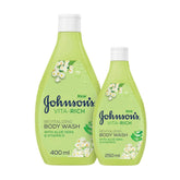 Johnson's Vita Rich Body Wash With Aloe Vera & Vitamin E - 400ml+250ml