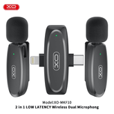 XO 2 in 1 Low Latency Wireless Dual Microphone XO-MKF10