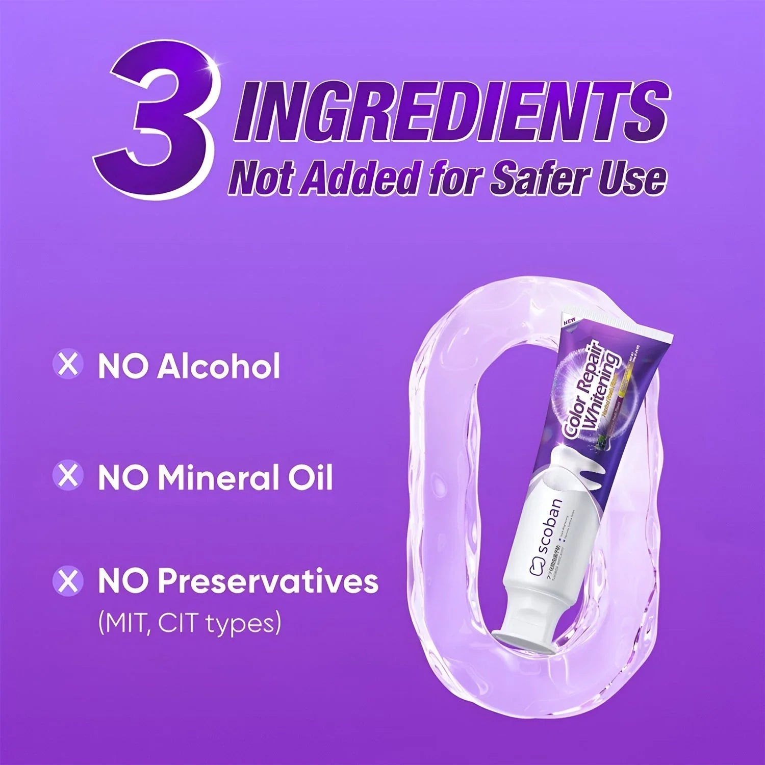 Scoban Color Repair Brightening Toothpaste - 150g Scoban Color Repair Brightening Toothpaste - 150g