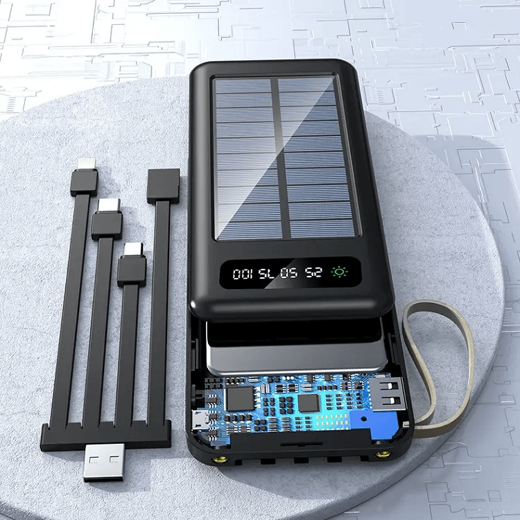 Bunsey Portable Fast Charging Solar Power Bank 10000mAh BY-13 Bunsey Portable Fast Charging Solar Power Bank 10000mAh BY-13