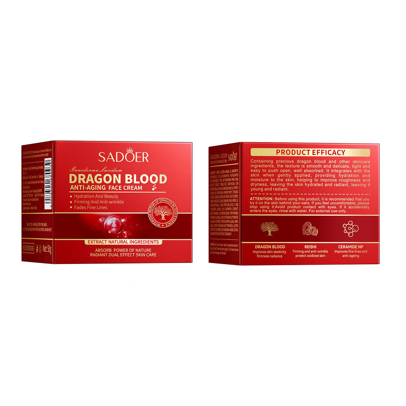 Sadoer Dragon Blood Anti-Aging Face Cream - 50g Sadoer Dragon Blood Anti-Aging Face Cream - 50g