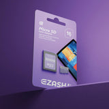 EZASHY Micro SD Memory Card With Adapter - 16GB