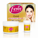 Fem Creme Bleach Gold with 24K Gold Dust - 40g