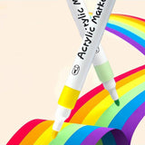 قلم تحديد أكريليك للرسم الإبداعي والفني، 36 لونًا Y-04-36