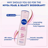 Nivea Pearl & Beauty Deodorant Body Spray - 150ml