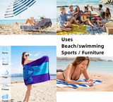 Ultra Soft Lightweight Beach Towel A-6077 (30" × 60")