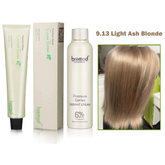 Bremod 9.13 Light Ash Blonde Hair Color + Oxidant Cream - 100ml+100ml