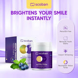 Scoban Purple Tooth Brightening Powder Fresh Blueberry - 30g