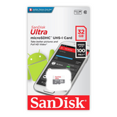 بطاقة ذاكرة SanDisk Ultra MicroSDHC - سعة 32 جيجابايت