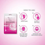 قناع ورقي لتفتيح البشرة بفيتامين B3 من Glow & Lovely - 20 جم