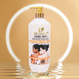 جل الاستحمام المقشر لتفتيح البشرة الداكنة من دكتور ديفي - 1000 مل