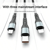 HMT 3 IN 1 Fast Charging Cable 120W RC-02