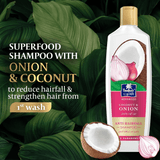 Parachute Advansed Coconut & Onion Anti Hairfall Shampoo - 340ml