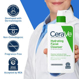 CeraVe Hydrating Facial Cleanser For Normal To Dry Skin - 355ml