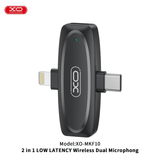 XO 2 in 1 Low Latency Wireless Dual Microphone XO-MKF10