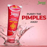 Junsui Naturals Face Wash With Brightening Pimple Fighting - 100g
