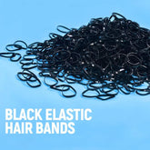 Mini Elastic Rubber Bands Black Color KT-108-A