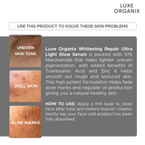 Luxe Organix Brightening Repair Ultra Light Glow Serum - 30ml