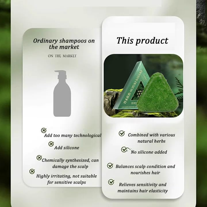 Nature Seven Green Ancient Techniques Shampoo Bar - 120g Nature Seven Green Ancient Techniques Shampoo Bar - 120g